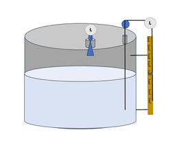 Storage tank level measurement
